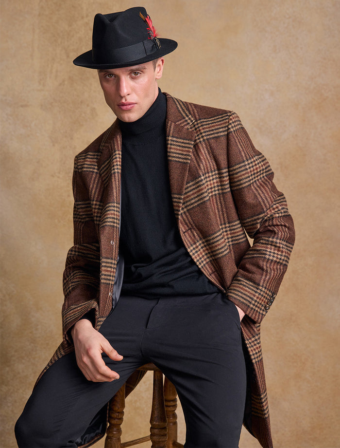 Men's Kildare Trilby Felt Hat #color_black