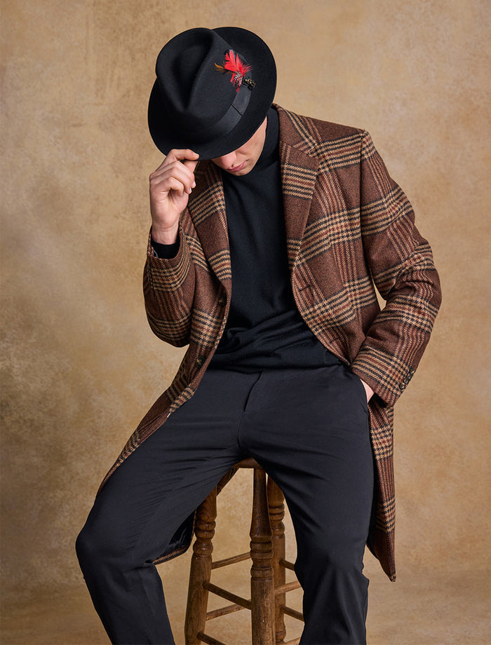 Men's Kildare Trilby Felt Hat #color_black