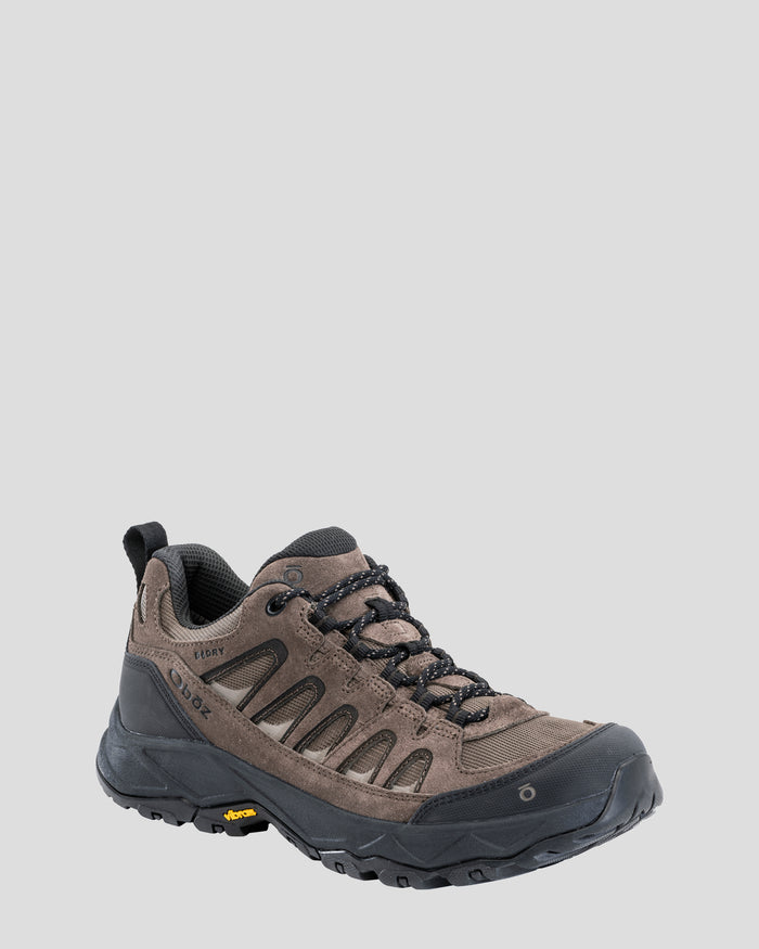 Men's Oboz Sawtooth Ascent Low Waterproof Shoes - Classic Brown
