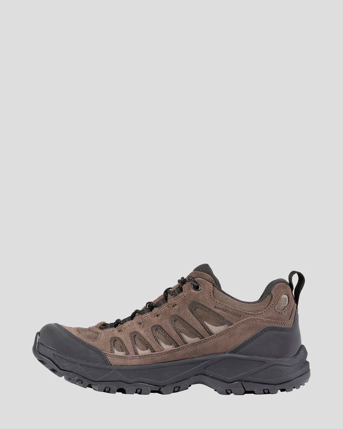 Men's Oboz Sawtooth Ascent Low Waterproof Shoes - Classic Brown