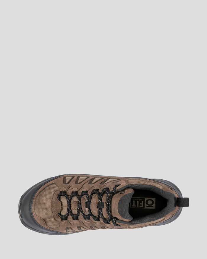 Men's Oboz Sawtooth Ascent Low Waterproof Shoes - Classic Brown