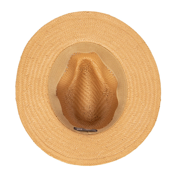 Men's Paper Fedora W Vents | Tobacco San Diego Hat Company HAT