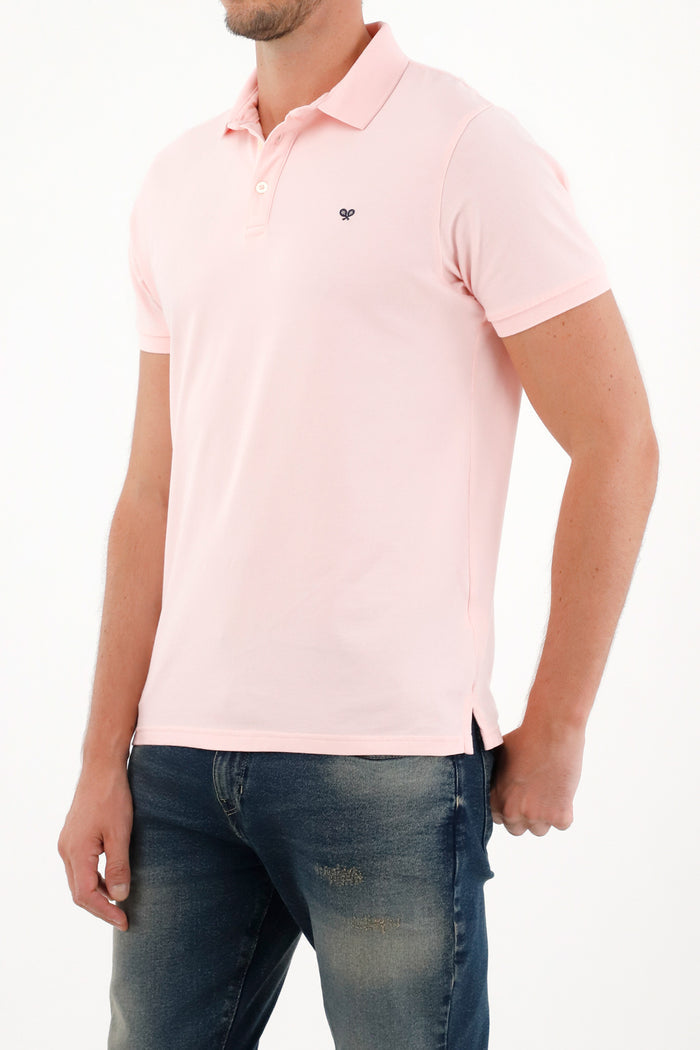 Men's Pink Polo Shirt