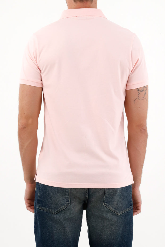 Men's Pink Polo Shirt