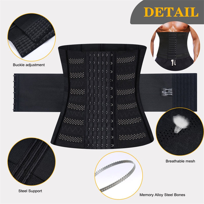 Men’s Slimming Girdle Tummy Control Waist Trainer Shapewear Belt