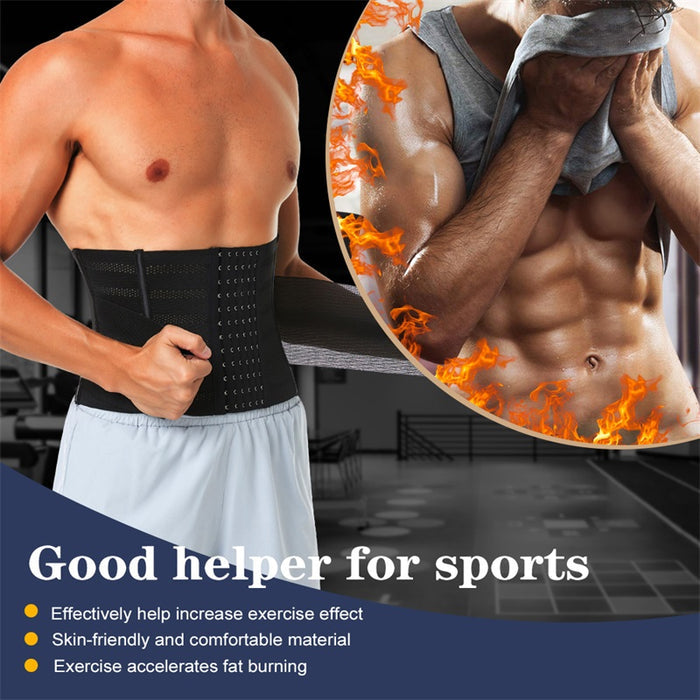 Men’s Slimming Girdle Tummy Control Waist Trainer Shapewear Belt