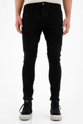 Men's Super Skinny Black Jeans
