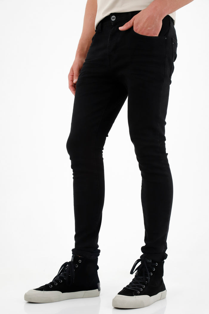 Men's Super Skinny Black Jeans