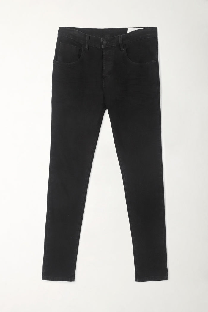 Men's Super Skinny Black Jeans