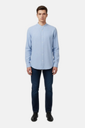 Merax Blue Long Sleeve Shirt - Front