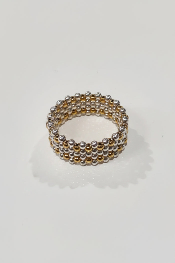 M&H - Silver Beaded Ring