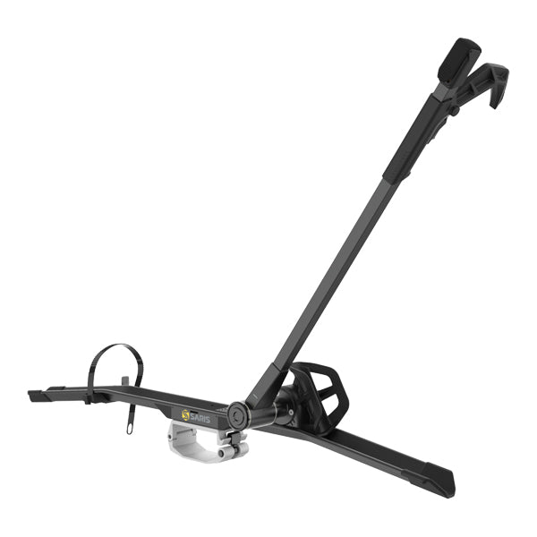 Saris MHS UNO Single-Arm Tray — arm extended showing cradle and connection point