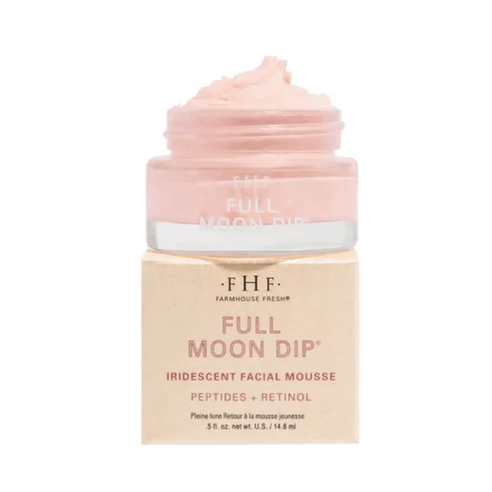 Mini Full Moon Dip® Iridescent Facial Mousse .5 oz FarmHouse Fresh