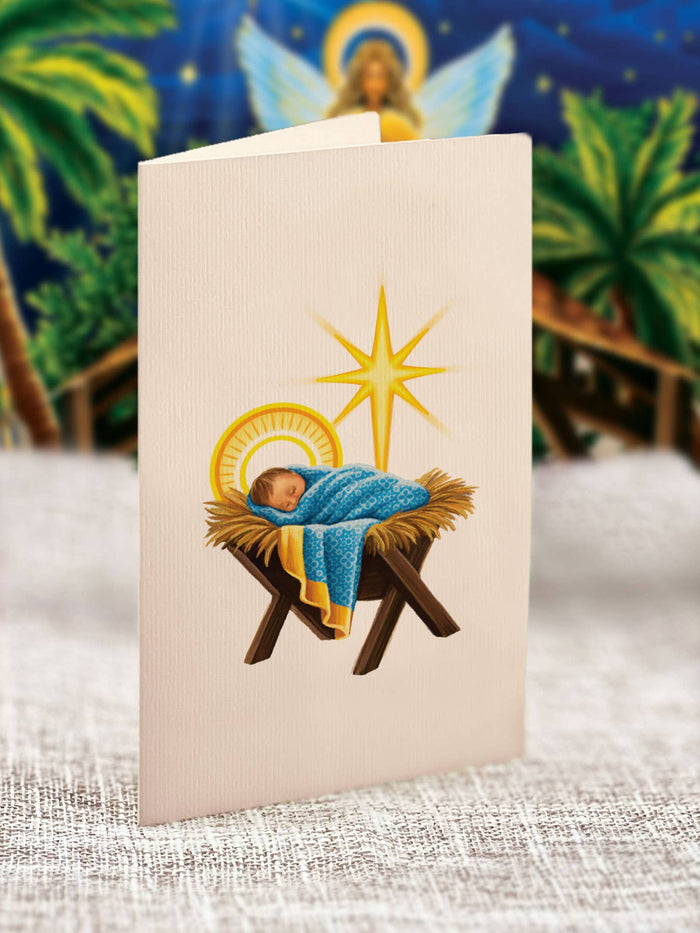Mini Nativity (10 Mini Pop-up Greeting Cards) FreshCut Paper LLC