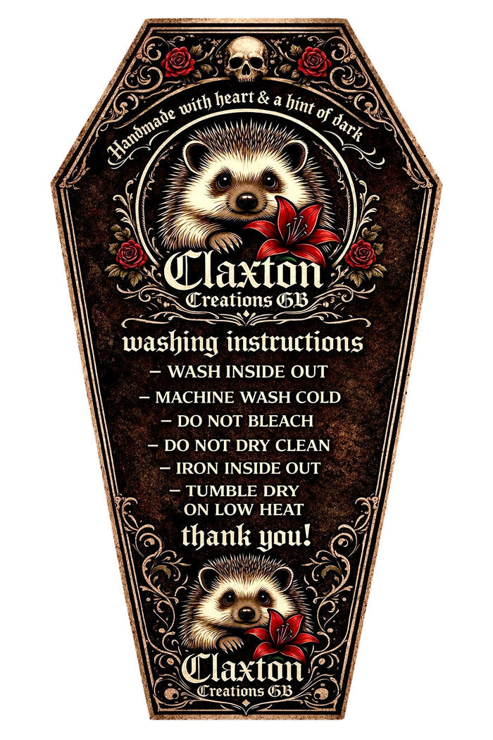 Claxton Creations GB -Customised Collection logo Black Tee Claxton Creations GB