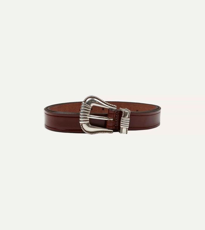 Monitaly Extended 1" Oakbark Leather Belt