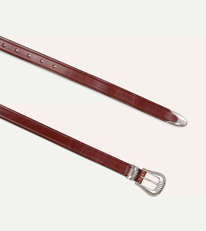 Monitaly Extended 1" Oakbark Leather Belt