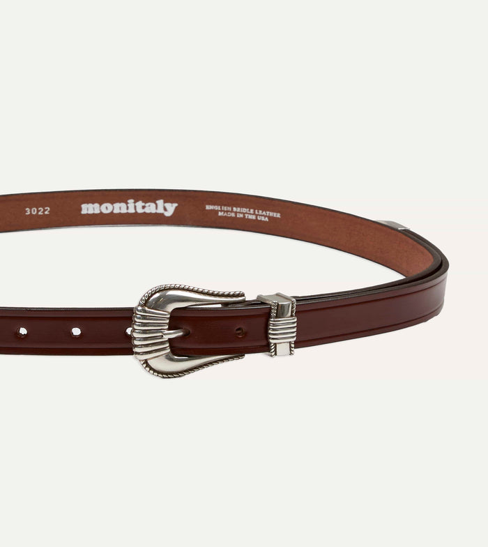 Monitaly Extended 1" Oakbark Leather Belt