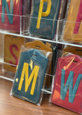 Monogrammed Luggage Tag Ganz Luggage Tag A / Gold