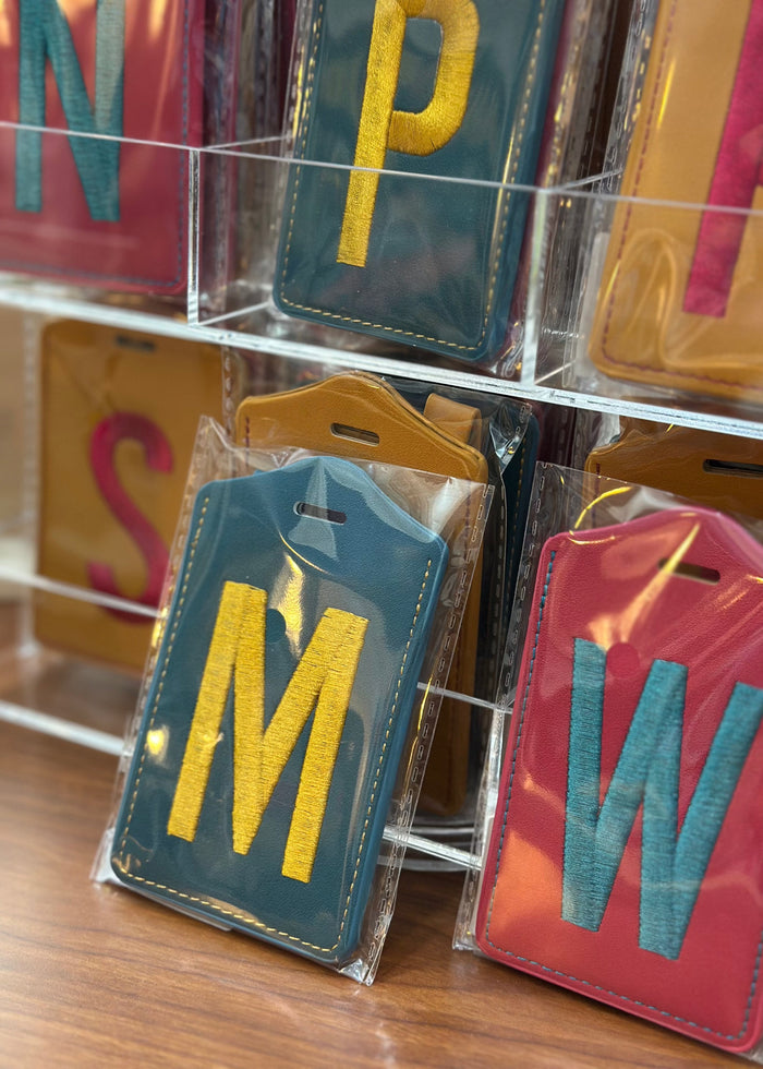 Monogrammed Luggage Tag Ganz Luggage Tag A / Gold