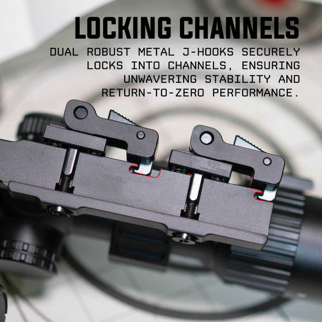 Monstrum Hypergrip 30mm Quick Release Cantilever Scope Mount