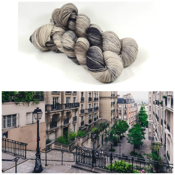 Destination Yarn fingering weight yarn Montmartre - dyed to order