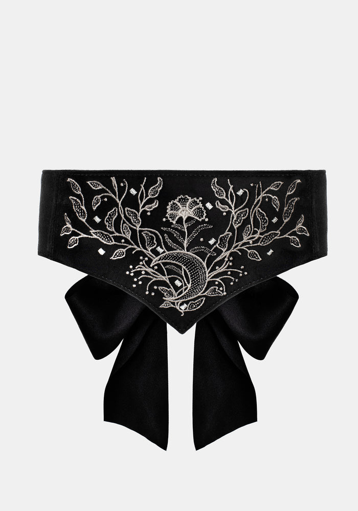 Morrigan Star Crossed Embroidered Waist Belt