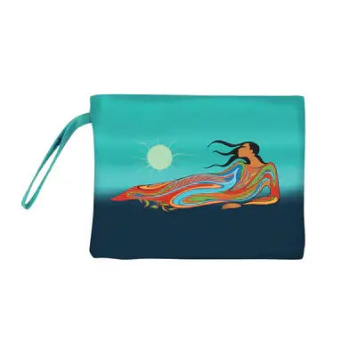Mother Earth Reusable Bag featuring Indigenous art by Maxine Noel, honoring nature and culture.