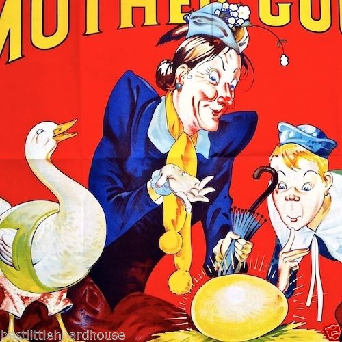 MOTHER GOOSE Vaudeville Theater Show Poster 1930s