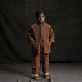Mountain Kids Jacket - Boiled Merino Wool - Auburn