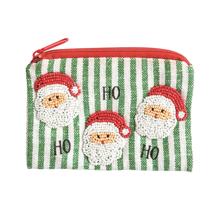 Mudpie- Beaded Christmas Pouches #41180045
