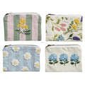 Mudpie- Floral Bead & Embroidery Zipper Pouches  #41180042
