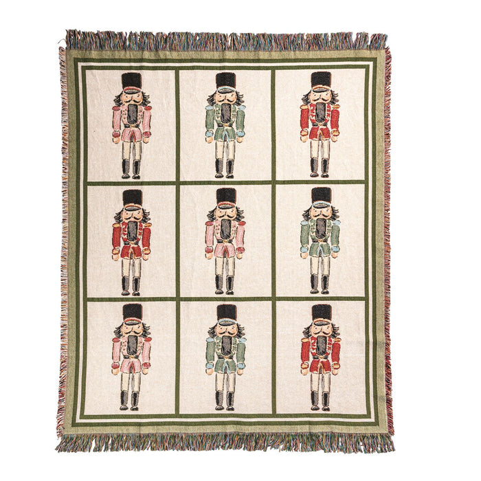 Mudpie- Nutcracker Blanket #41000151