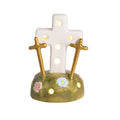 Mudpie- Three Crosses Light-Up Sitter #40030616