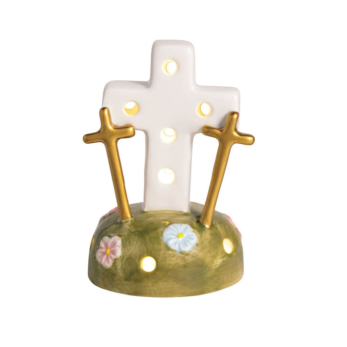 Mudpie- Three Crosses Light-Up Sitter #40030616