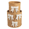 Mudpie- Woven Bow Basket Set #40130219