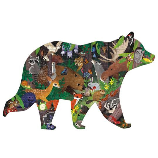 Mudpuppy - Woodland Forest Shaped Puzzle - 300 pc