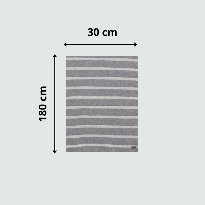 Zebra Stripes Scarf/Muffler - Front View