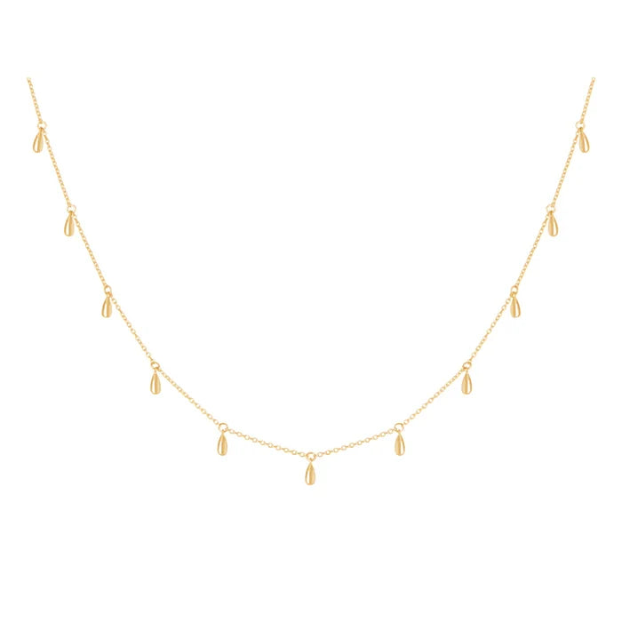 Murkani - Teardrop Choker - Gold