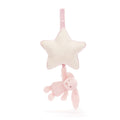 Musical Pull Bashful Pink Bunny