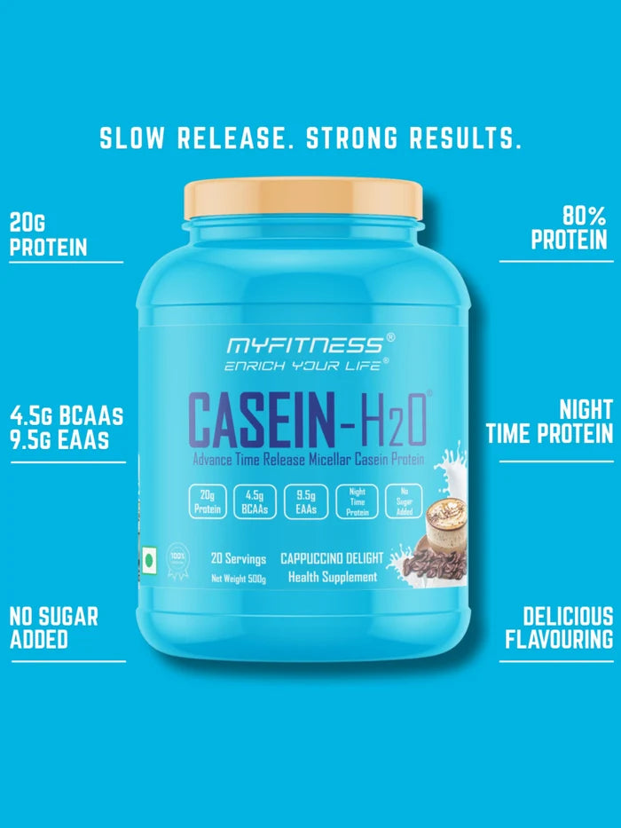 MYFITNESS CASEIN-H2O Cappuccino Delight 1kg