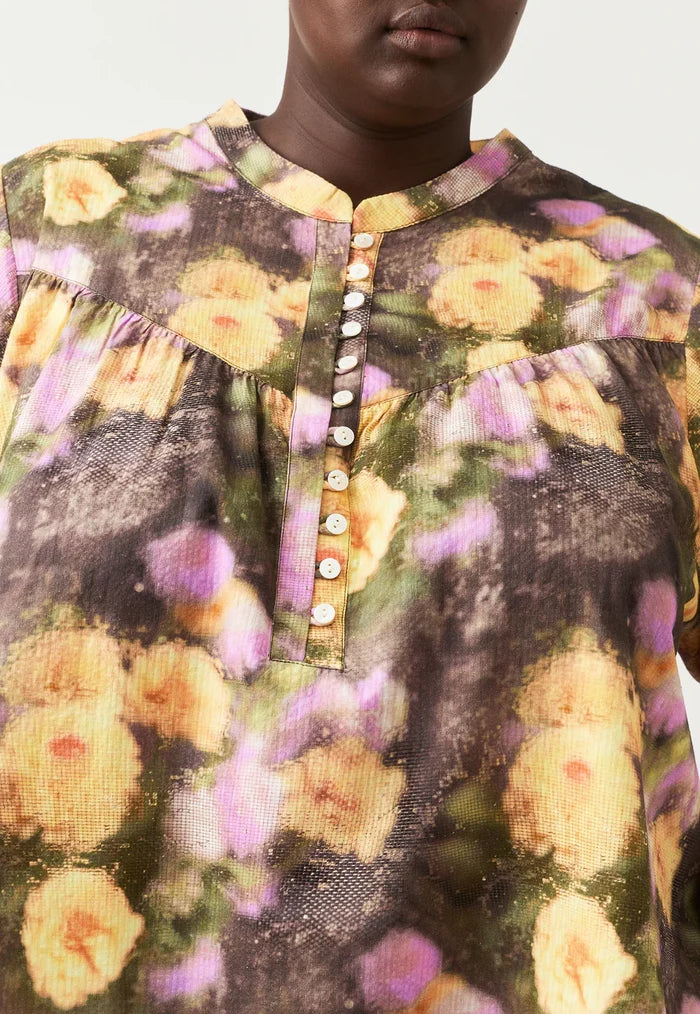 Nancybird - Sierra Blouse - Rain Floral - W26-A46RF