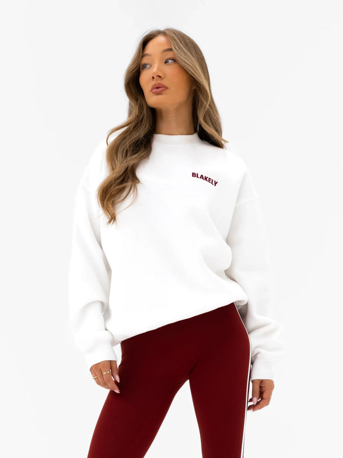 Naomi Oversized Jumper - Flat White