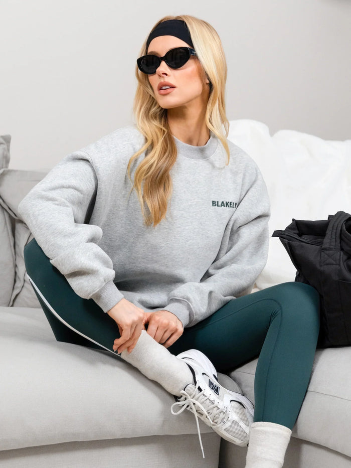 Naomi Oversized Jumper - Marl Grey