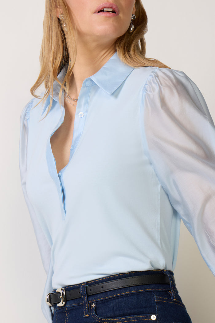 Nelly Sheer Sleeve Top