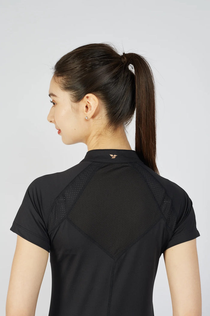 New Calliope Golf Black Lady Player Golf Polo Size S MSP$98