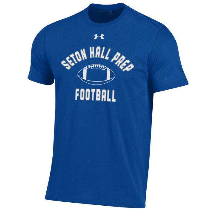 New Under Armour Royal Blue Football T-Shirt performance cotton