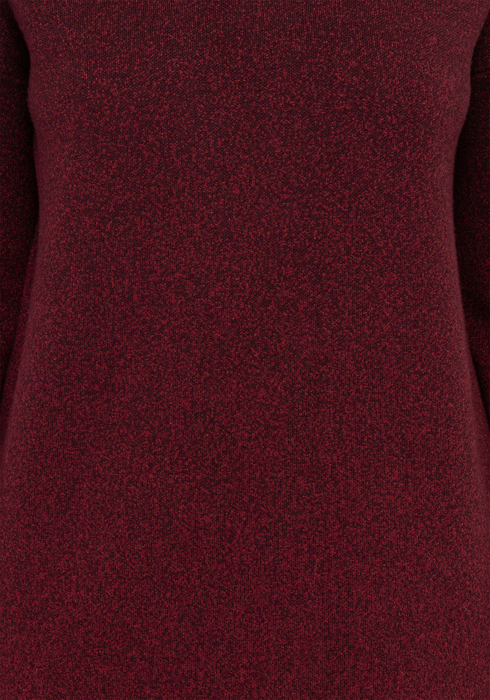 Nightjar Ombre Knit Maxi Dress - Red
