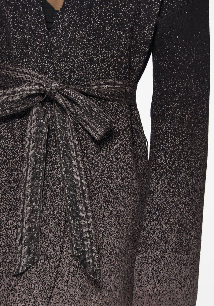 Nightjar Ombre Tie Wrap Cardigan