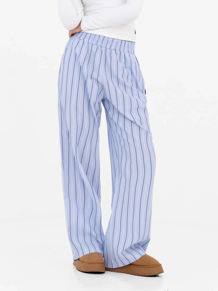 Noa Stripe Trousers - Blue Stripe
